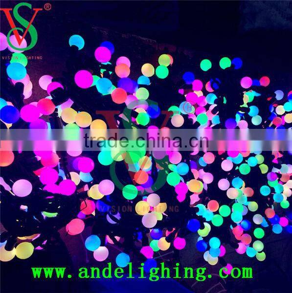 LED hanging ball string lights