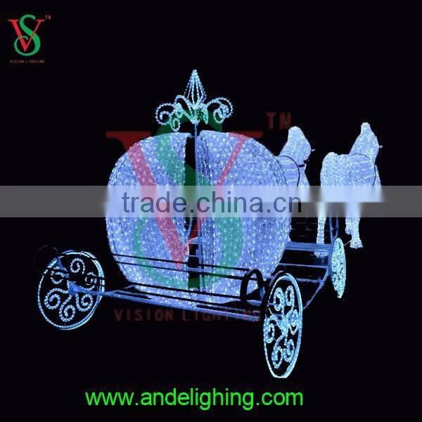 Shopping center acrylic running horse christmas decorative light
