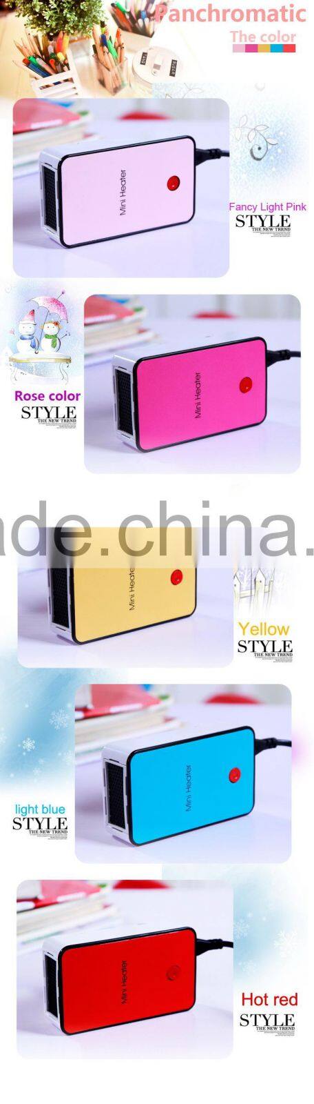 Creative gifts mini air blower with heater