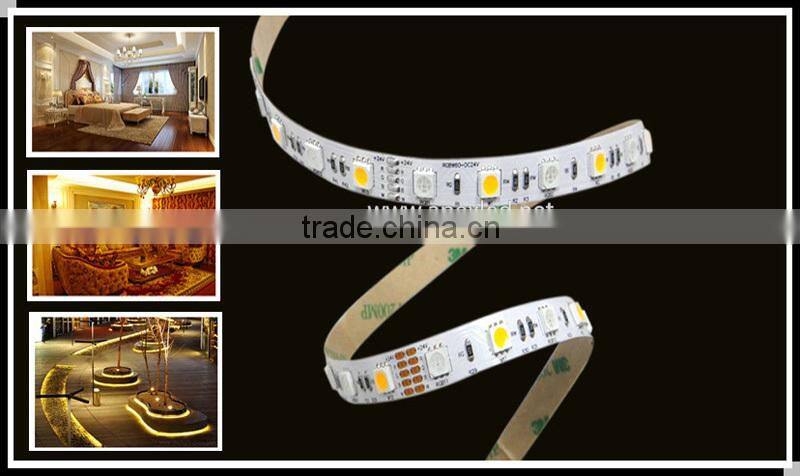 warm white + RGB dimmable led strip