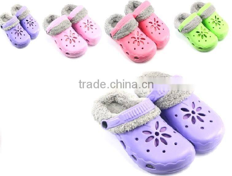 ladies and girls eva clogs winter indoor slippers