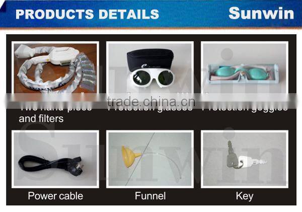 24 months warranty 2014 New technology IPL SHR/shr ipl hair removal with good price