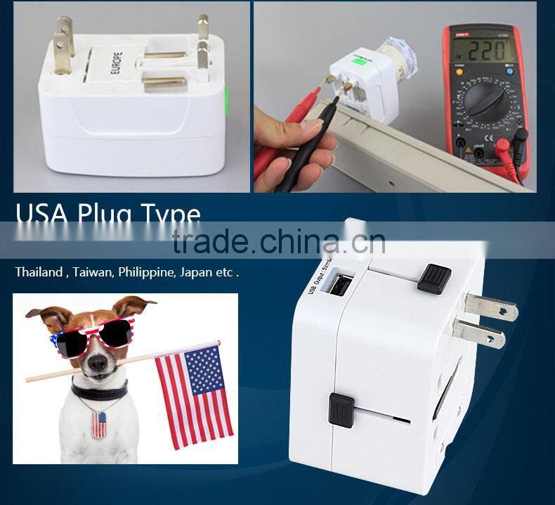 High Quality Hot Sale Universal Power Adapter Travel Converter AU EU UK US
