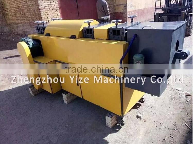 Metal tube straightener , building steel pipe sscaffold straightening machine