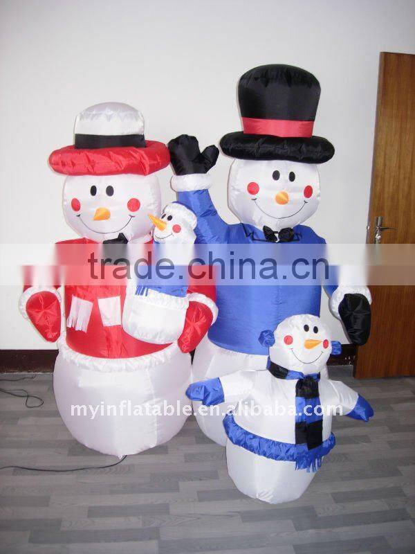 Inflatable snowman