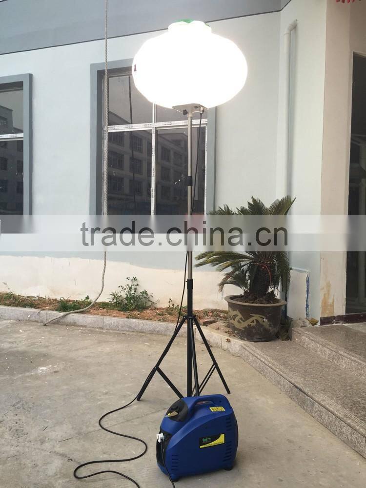 Easy-carry Portable Inflatable Powermoon Balloon Light Tower