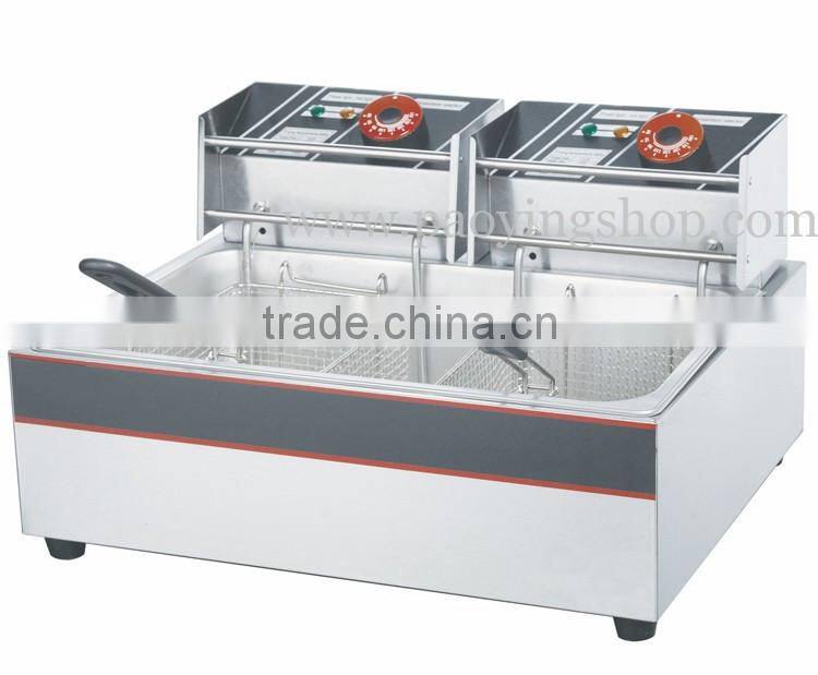 Manual Hot Dog Twister Spiral Tornado Potato Curly Fries Blade with 12L Deep Fryer and Bamboo Skewers