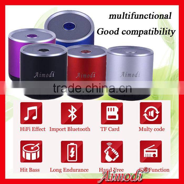 china 2015 new fashion bluetooth wireless speaker mini portable,enjoy music mini speaker