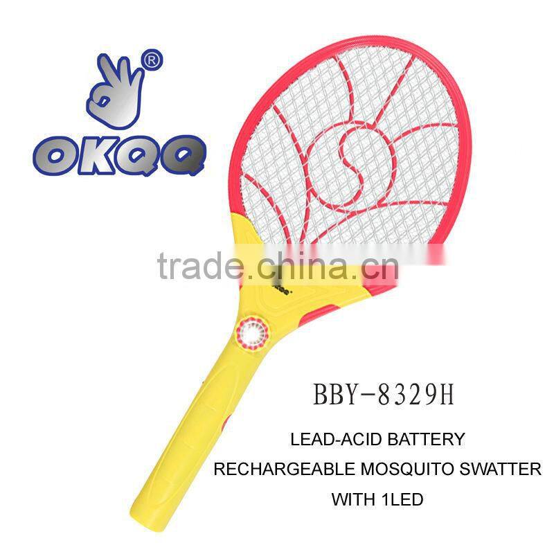 BBY-8329A ELECTRIC RECHARGEABLE MOSQUITO SWATTER BAT KILLER HOT SELLING