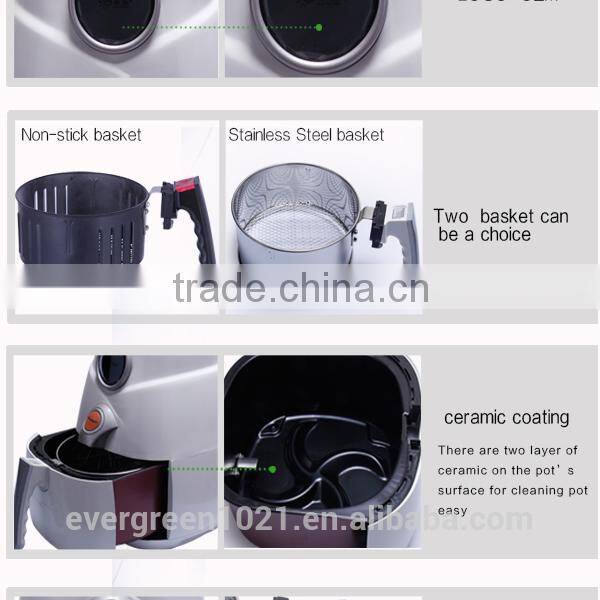 Electric turkey fryer with touch screen