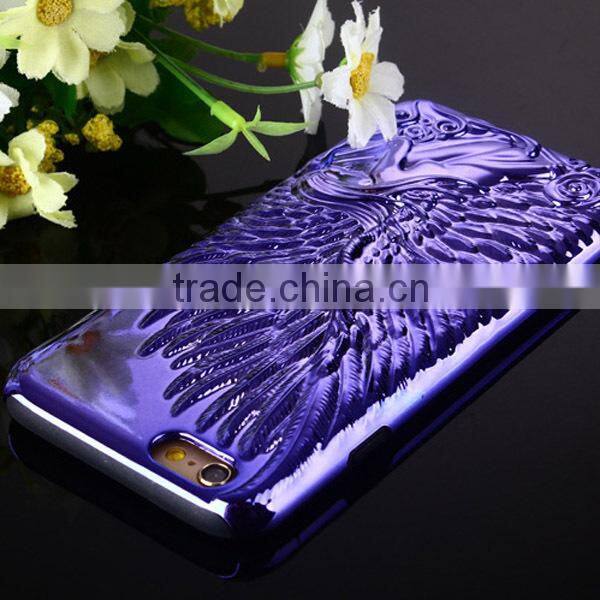 2015 Fashion new design Angel's Wings plastic mobile phone case