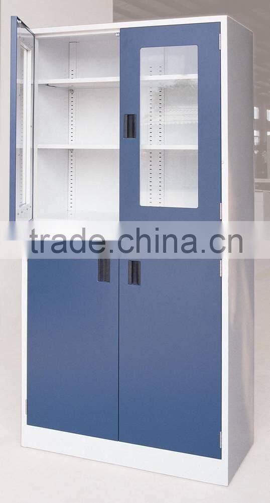 chemical resistant lockable laboratory steel glass door chemical storage cabinet