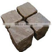White cobble and pebble stone for decoration