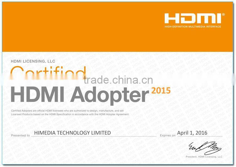 2016 Hot 4K UHD Android media player Himedia Q10pro Android Box Kodi 16.0 Google browser HDD dolby support