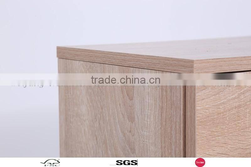 2016 modern Perfect and good quality wooden drawer storage cabinet with 2doors