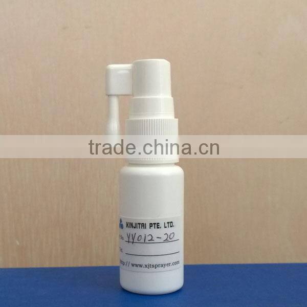 20ml Pharmaceutical HDPE Oral Spray Bottle, Screw Type Neck