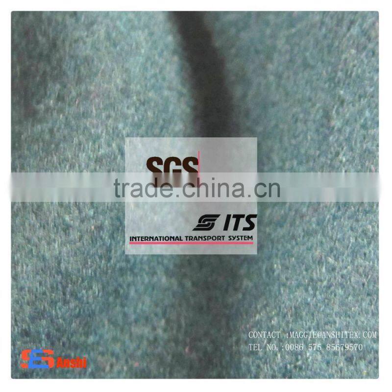TR Polyester rayon spandex Brushed fabric for wool melton fabric