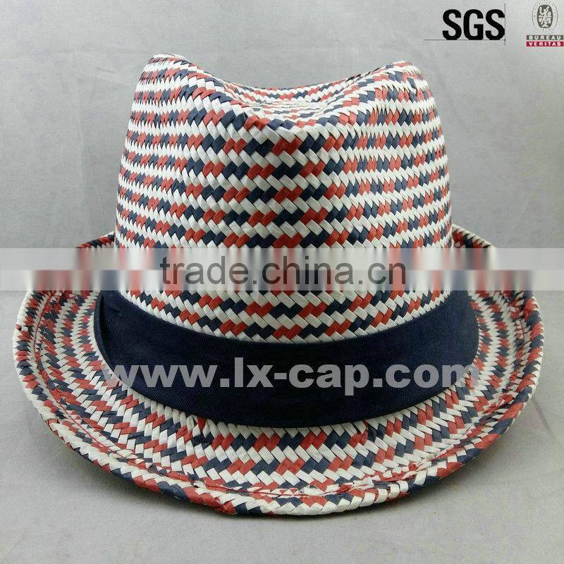 2015 Fashion design lady' fedora hats