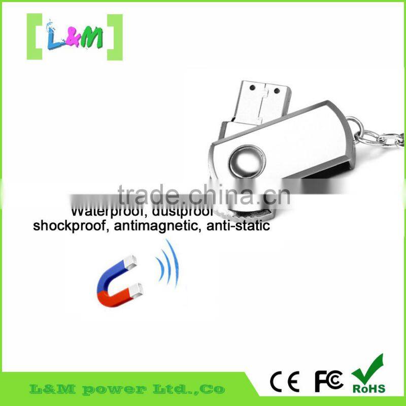 Metal Swivel usb flash drive 128gb