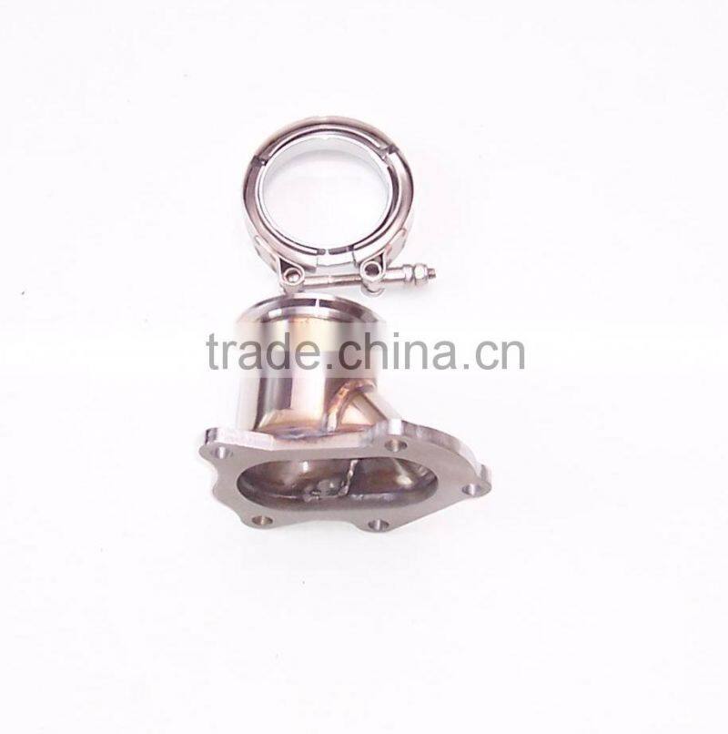 5 Bolt Turbo Downpipe Flange To 3" V Band Conversion Adaptor with V-band clamp kits