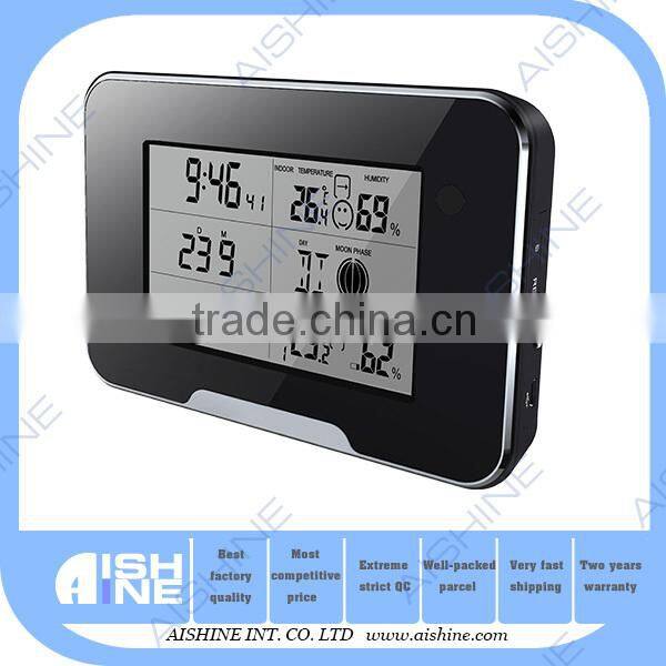 hd 1080p ip wifi camera HD multi-function security wifi camera with weather station