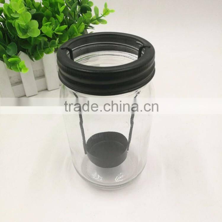 2016 Amazon Hot sale Glassware party favour mason jar scented candle Glass Mason Jar