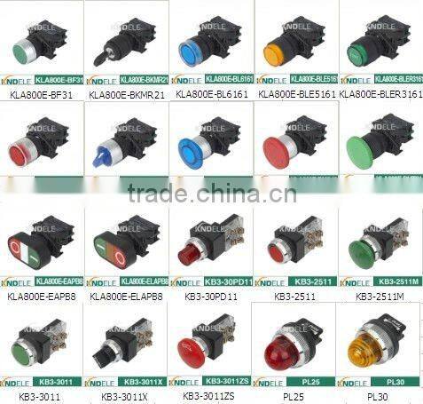 momentary push button switch with pilot light KA800E-BLF