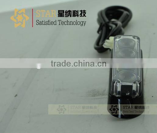 12V car 4 led strobe flash lights car front strobe grille light for police car