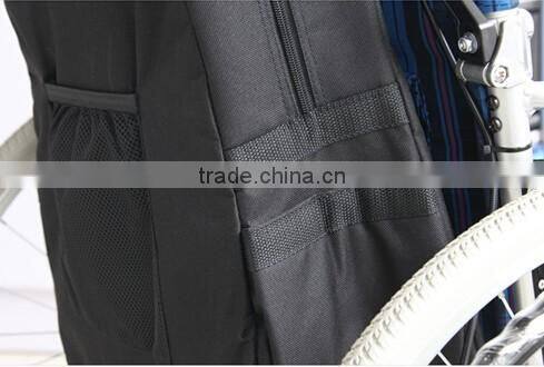 Guangzhou Supplier Large Storage Luxury Wheel Chair Bag Mesh Side Pocket Power Electric Wheelchair Bag