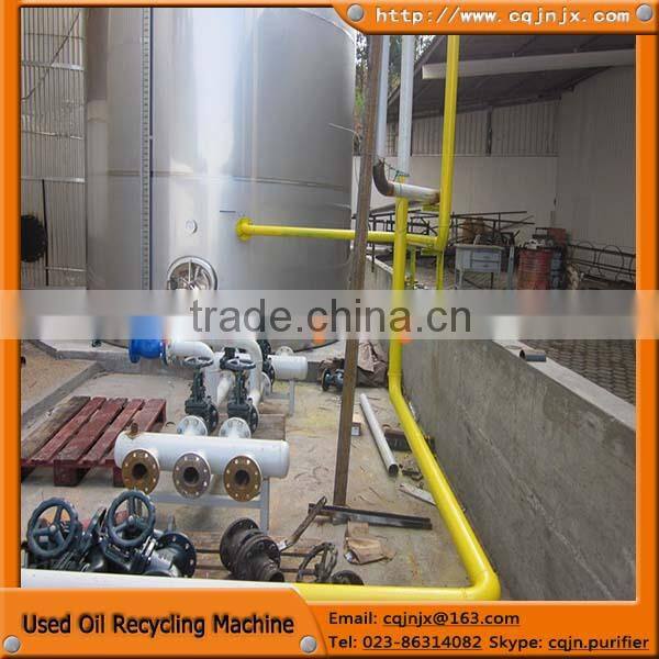 ZSA Black Used Dirty Marine Truck Auto Motor Oil Rfine to Base Oil Distillation Filter Purifier