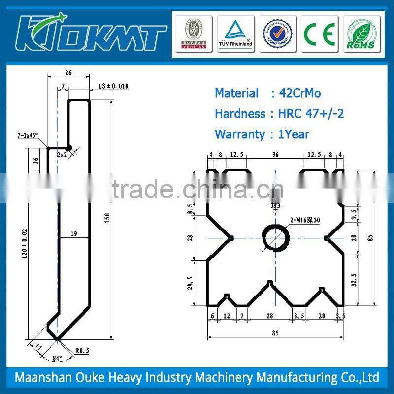 OKMT Brand high quality press brake tooling with cheap price