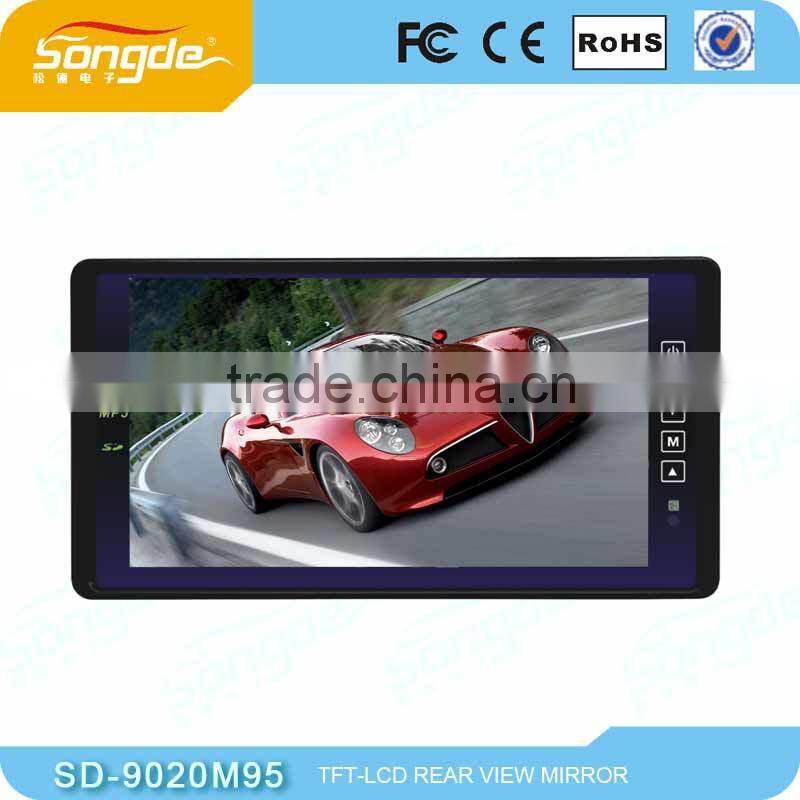 with GPS and USB function day night rear view mirror monitor