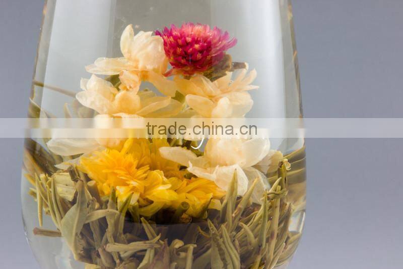 Shuang Long Xi Zhu(Double dragon pearl green blooming) Blooming Tea EU STANDARD