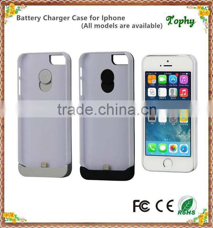 Li-Polymer battery Power Case External Battery Backup Power Case Charger Cover Pack Power Bank for iPhone 5/5s/5C