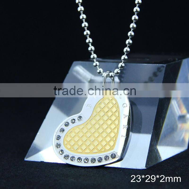 Alibaba China Supplier OEM Manufacture Custom Metal Heart Pendant