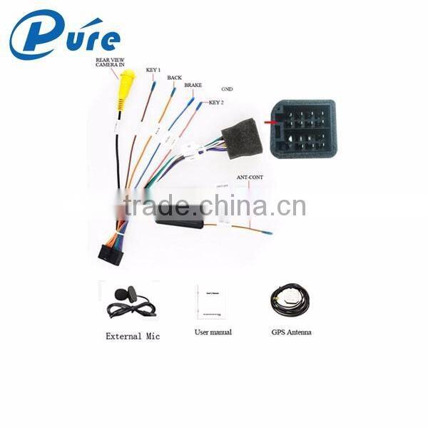 Double din touch screen car stereo gps radio bluetooth player android5.1.1 dvd player for car