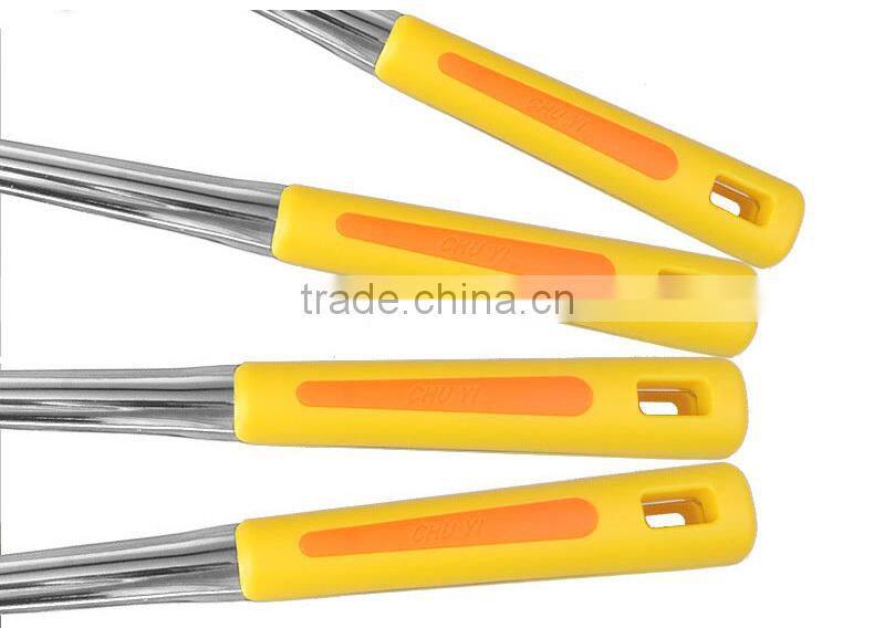 2015 high Quality cutlery kitchenware with plastic handle korean kitchen tools/modern kitchen designs 7PCS/SET S33