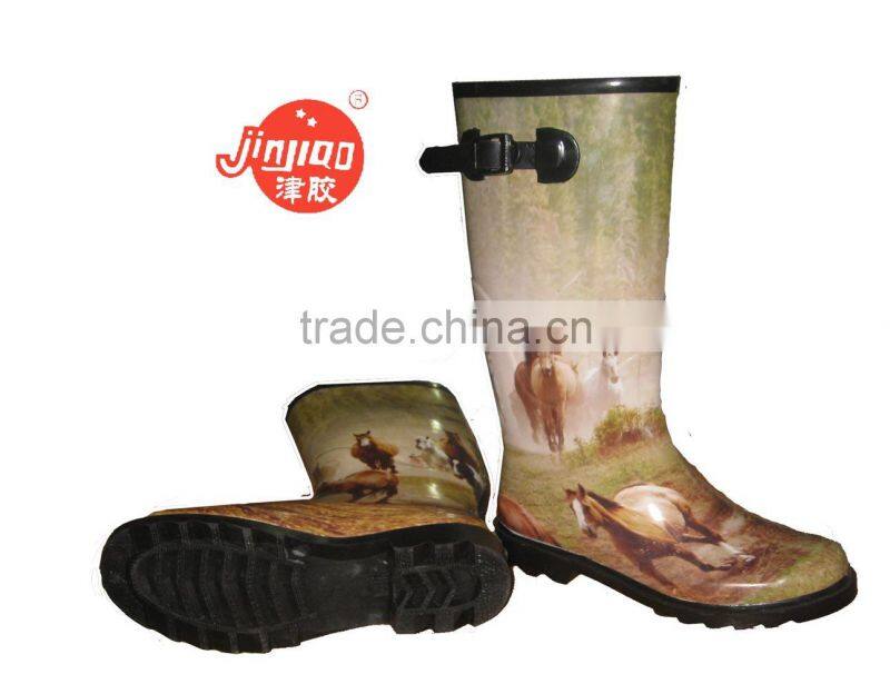 New Fashion Rubber Half Rain Boots for Kids