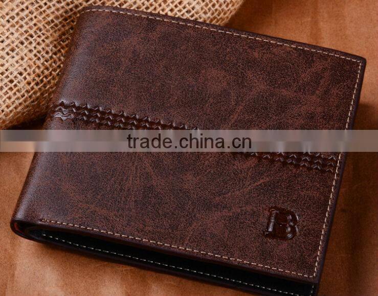 Very Cool Men's Leather Bifold Credit Card Holder Clutch Wallet Slim Purse Handbag