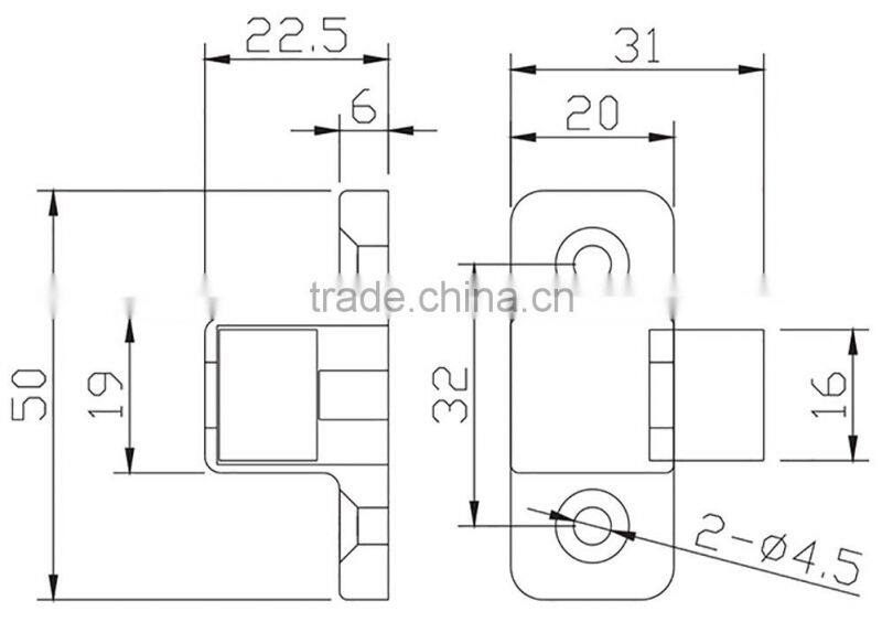 Door Buffer Rubber Plastic Damper for Cabinet Door