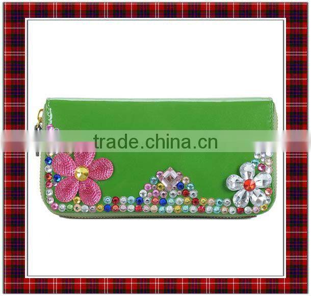 Fashion Rhinestone human Made Girlish Wallets (BTYB007)
