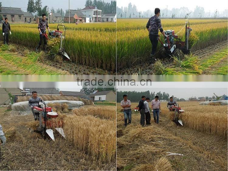 cheap price miniwheat and rice harvesting machine