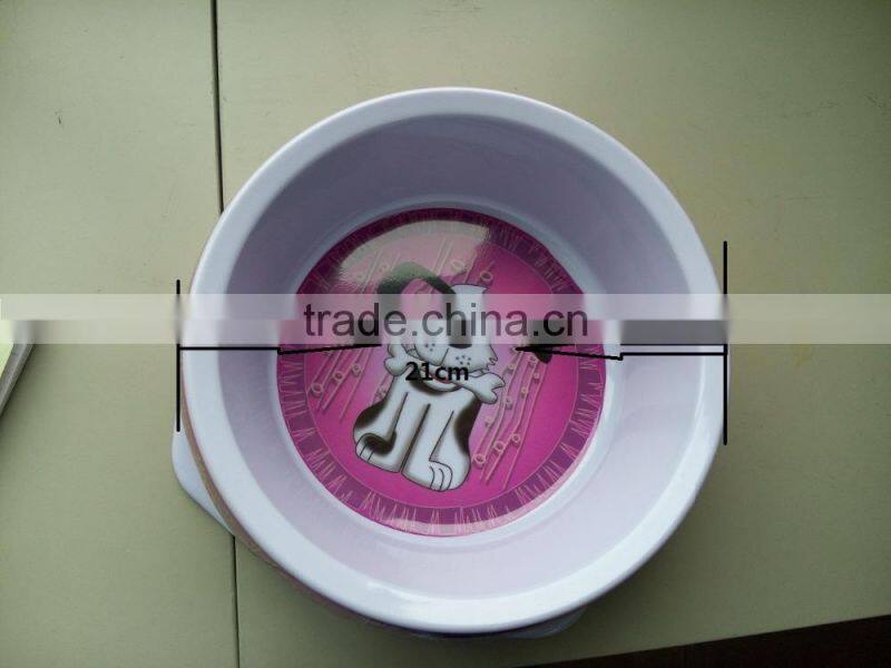 animal feed pan,fancy dog bowl,horse feed pans,recycled melamine pan,2016 hot animal products