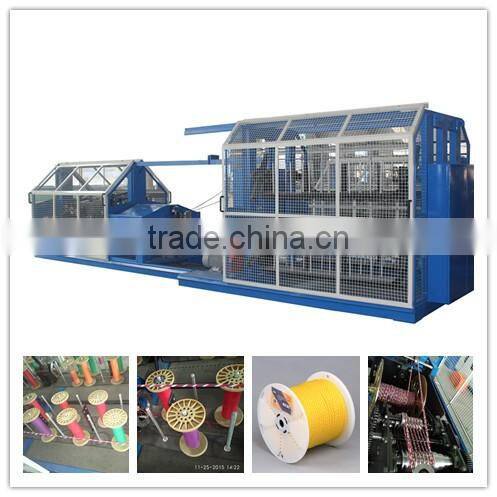 D type rope making machine for PP, PE rope/twisted rope machine: https://youtu.be/ODLBJ4em4vA