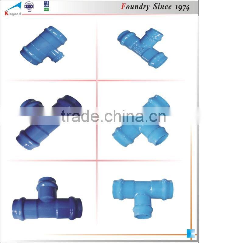 Custom best product high quality industry cast ductile iron mechanical plain end wall pipe