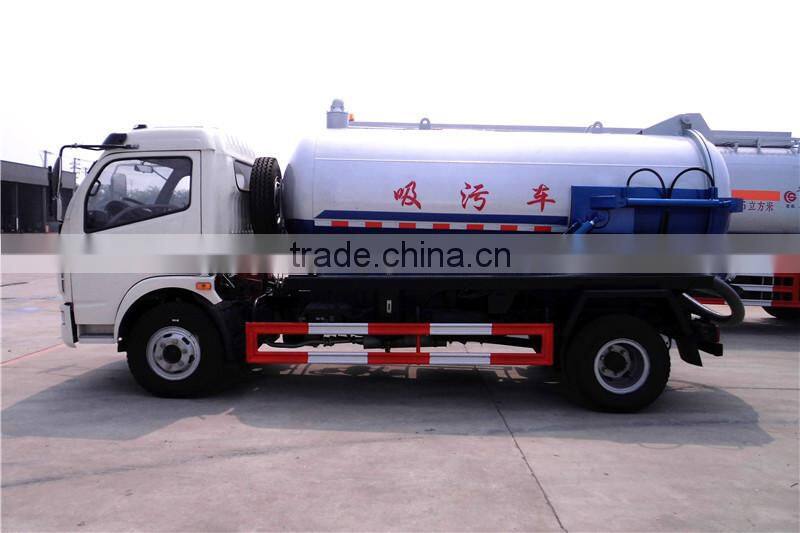 LHD ro RHD 6000l sewag vacuum tank truck for sale
