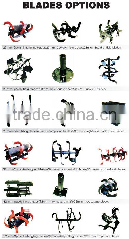 Manufacturor Tiller Price Chinese Powerful Diesel Rotary Tiller with Blade