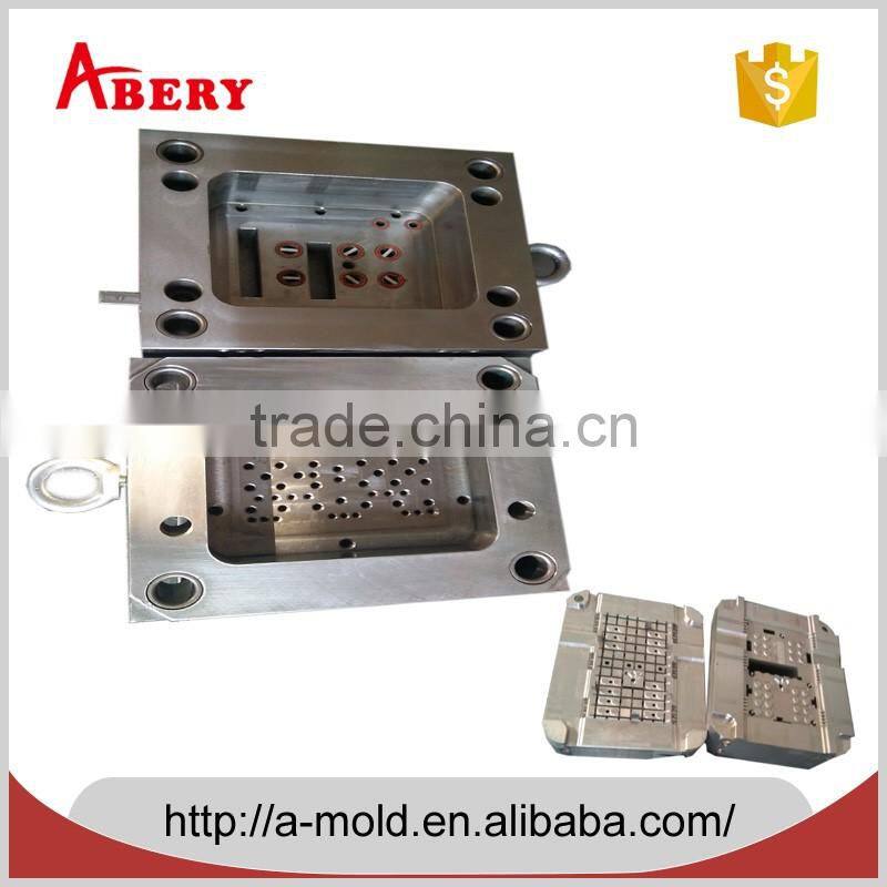 Small size plastic enclosure over-mold metal, metal over-mold to plastic enclosure