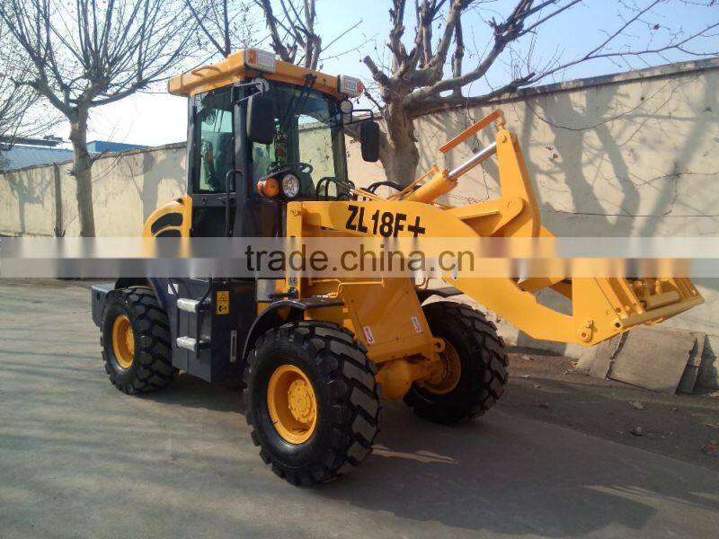 The Best quality ZL18F-1800KG CE approved front end loader for sale