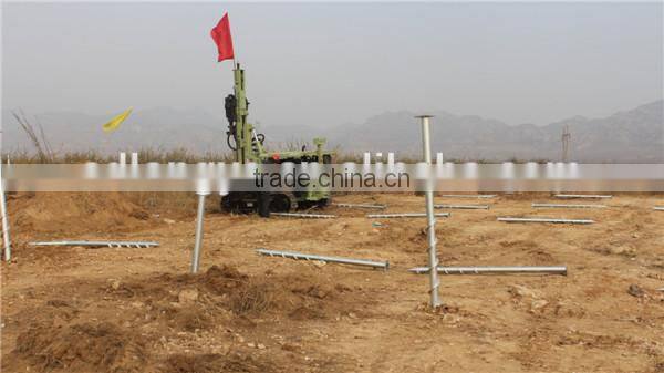 most practical hydraulic pv solar drilling rig MZ130Y-2